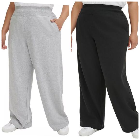 Calvin Klein Performance Plus SZ Bundle of 2 Jogger Sweatpants Gray Black 1X NWT - Picture 1 of 14
